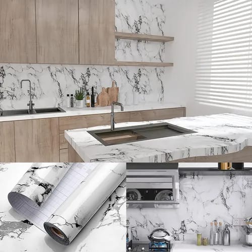Papel Marmol Adhesivo